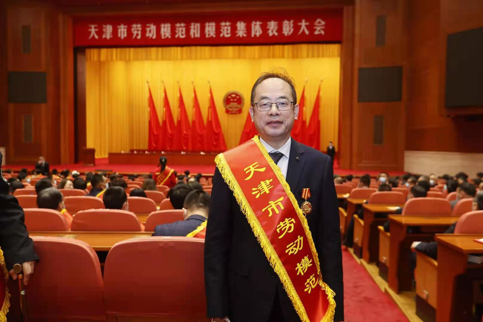冯华栋被平为2020年天津市劳模